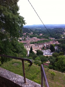 Uitzicht op Cotignac